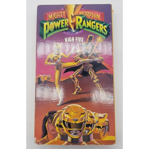 Mighty Morphin Power Rangers High Five VHS 044008812333 -- 90s - Picture 1 of 3
